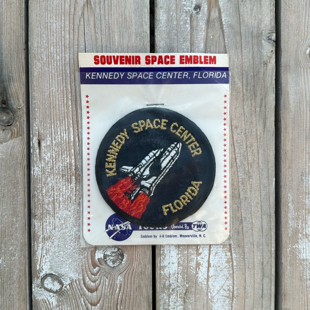 Vintage Kennedy Space Center Florida Iron on Patch